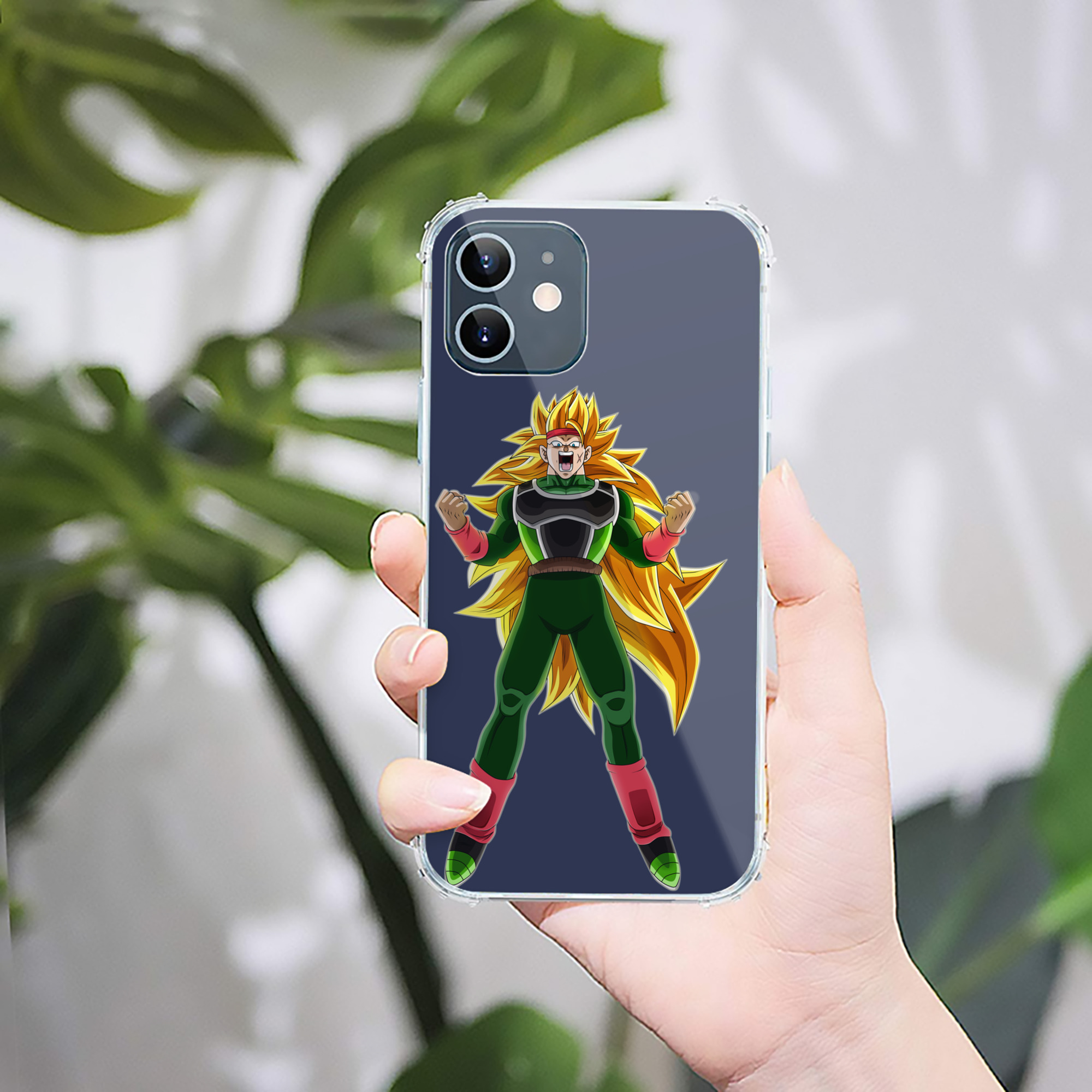（画像用） ドラゴンボール ブロリー DRAGON BALL Broli 【iPhone 12シリーズ対応】透明スマホケース（クリアソフトケース）